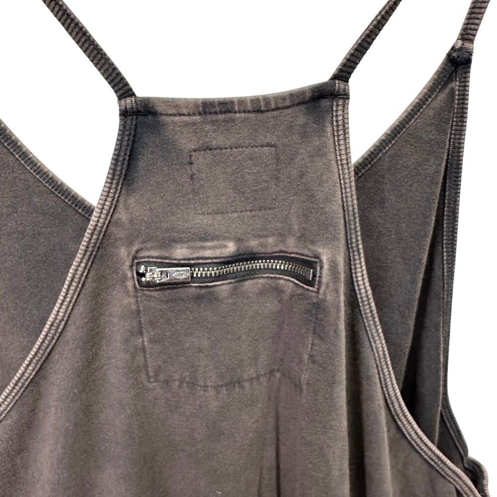 FP Movement Hot Shot Dark Gray Baggy Relaxed Jumpsuit Womens Large Relaxed Boho - Picture 10 of 12